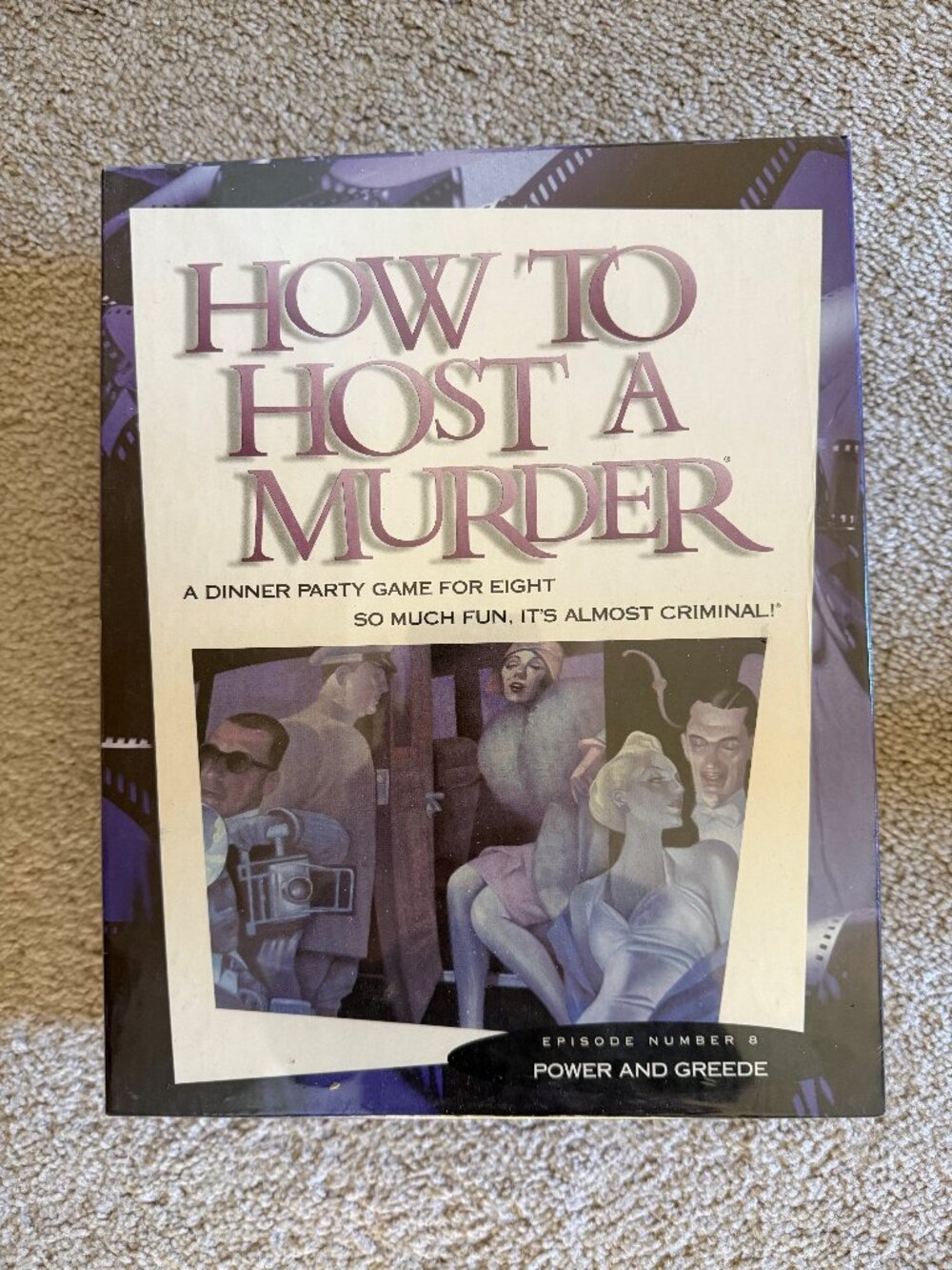 VINTAGE How To Host A Murder Episode 8: Power And Greede Dinner Party Game NEW